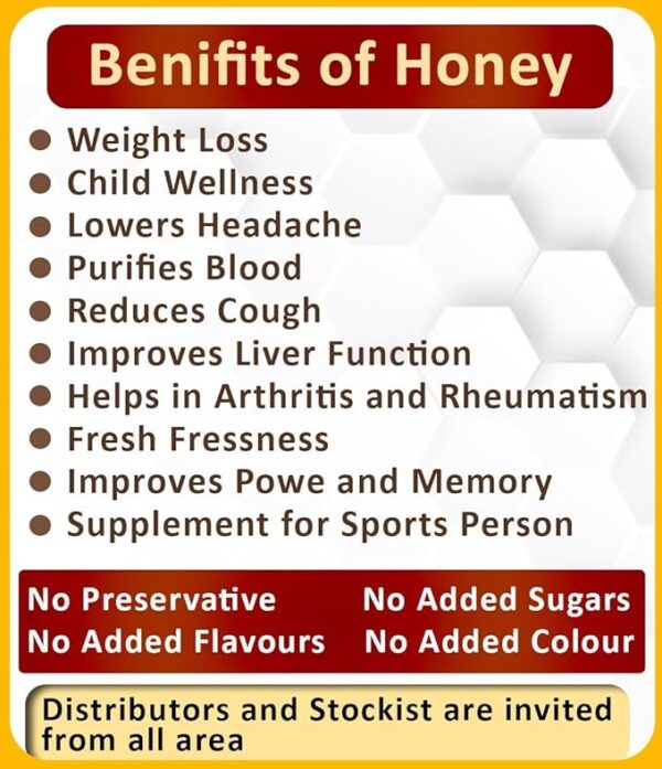 Saffron Honey / Kesar Honey - Image 3