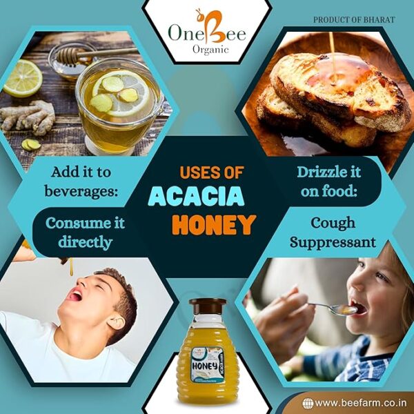Acacia Honey/Babul Flora Honey/Bavad Nu Madh | Natural Flora Honey - Image 5