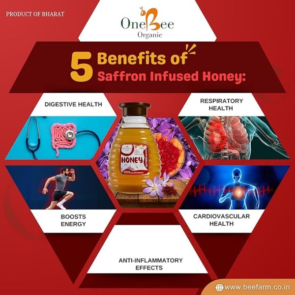 Saffron Honey / Kesar Honey - Image 2